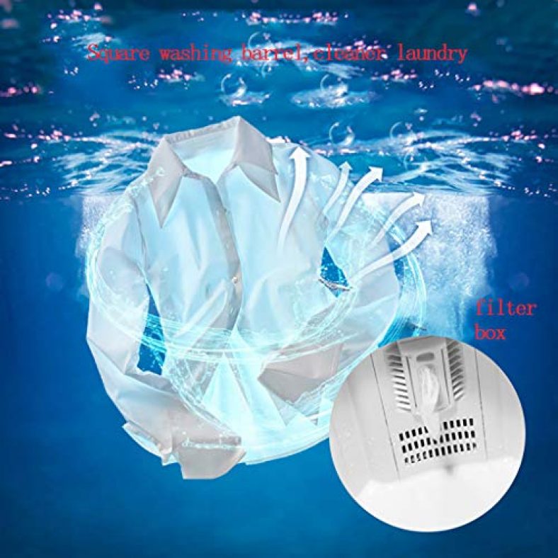 I I Mini Waschmaschine Vollautomatische Kleine Tragbare Waschmaschine 4