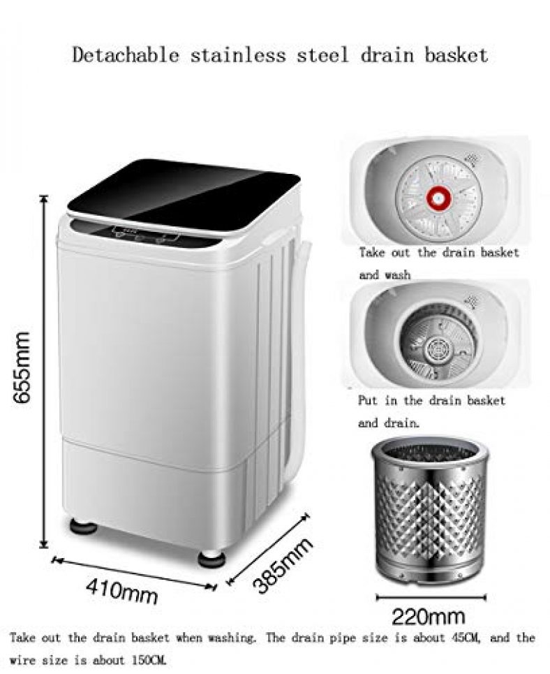2-in-1 Manuelle Waschmaschine Mit Schleuder - Tragbare Waschmaschine Für Kleine Räume