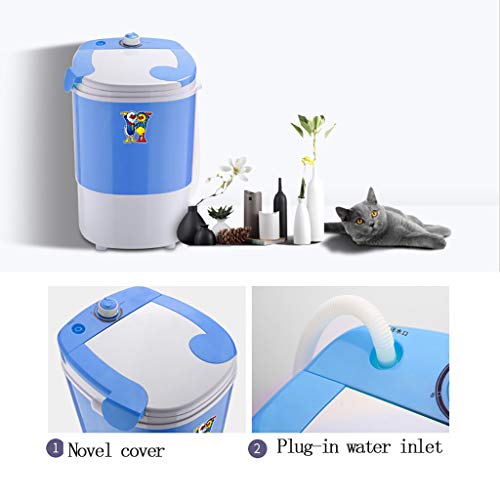CHEOTIME Tragbare Waschmaschine 10 Liter - Mini Waschmaschine Mit 2 Modi - Ideal Für Unterwäsche & Socken