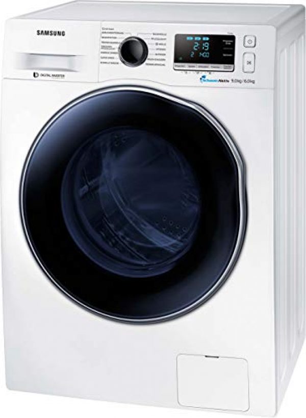 I I Samsung WD6000 WD91J6A00AW/EG Waschtrockner 9 + 6 kg / 1400 U/min ...