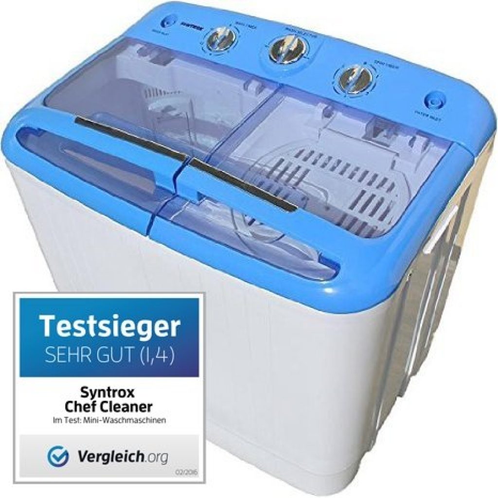I I Syntrox Germany A+ 5,2 Kg Waschmaschine mit Pumpe und Schleuder