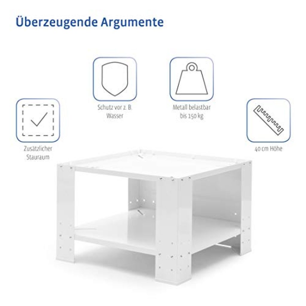 I I Xavax stabiles Waschmaschinen-Untergestell (60x60 cm, Unterbau