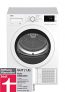 Beko DE8635RX Kondenstrockner mit Wärmepumpentechnologie, 8 kg, A+++ -10 % (noch sparsamer), Wechselbarer Türanschlag…